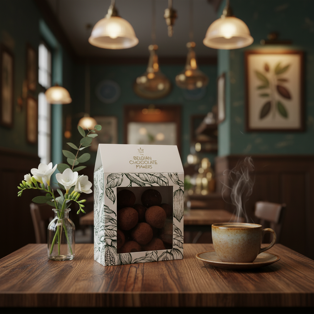 Beutel mit belgischen Trüffeln mit Kakaoüberzug 160g