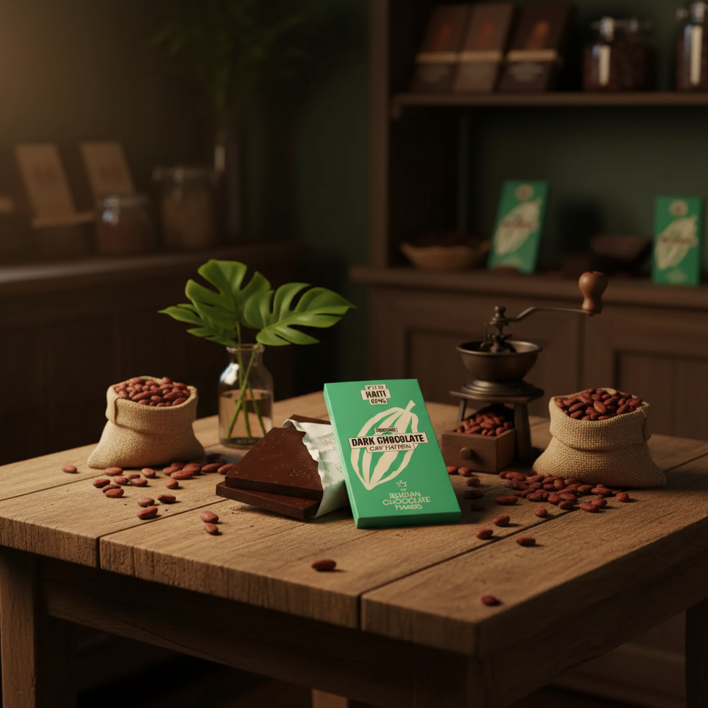 Schokoladentafel Herkunft Haïti Cap Haïtien 62%