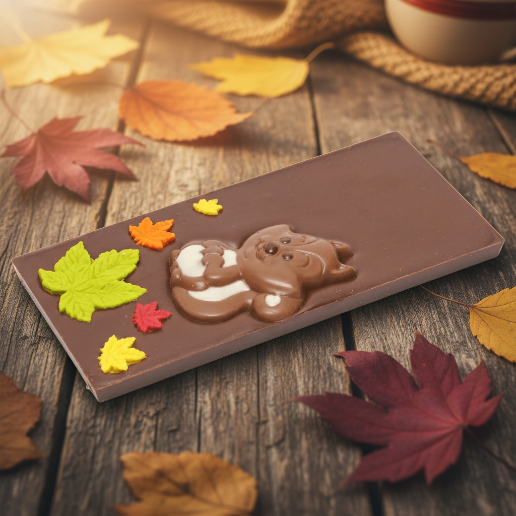 Eichhörnchen-Riegel aus Zartbitterschokolade 125g