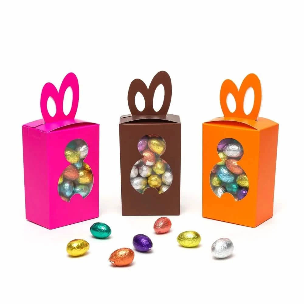 Bag of 20 Easter chocolate eggs with chocolate bunny - The Belgian Chocolate Makers